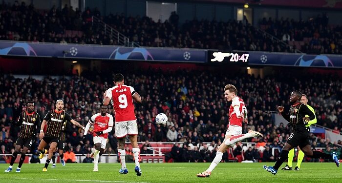 «Арсенал» ярко разобрался с «Лансом» и вышел в плей-офф Лиги чемпионов