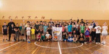 Гравці Старого Луцька-Університету провели майстер-клас в Луцькому ліцеї № 24 – Федерація баскетболу України