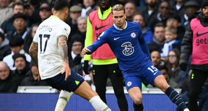 Михаил Мудрик провел посредственный матч за «Челси» против «Тоттенхэма»