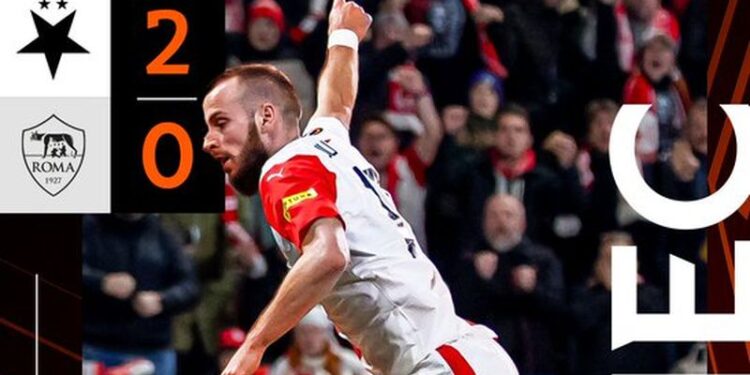 Сенсація в Празі: огляд матчу Славія – Рома (Відео) | Єврокубки