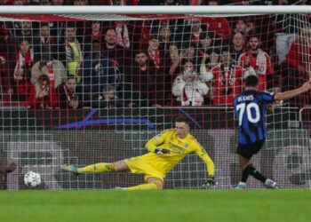 Трубин не помог «Бенфике» удержать победу над «Интером»