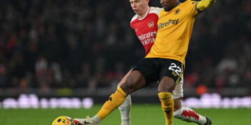 «Арсенал» с помощью Александра Зинченко обыграл «Вулверхэмптон» в матче АПЛ
