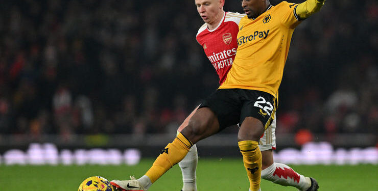 «Арсенал» с помощью Александра Зинченко обыграл «Вулверхэмптон» в матче АПЛ