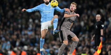 Центральный матч 14 тура АПЛ удался – «Сити» – «Тоттенхэм» 3:3