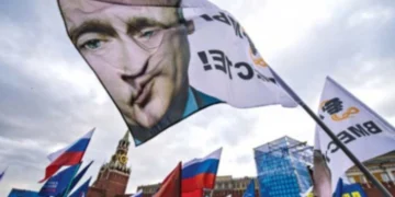 На лівобережній Херсонщині провели пропагандистський захід, присвячений російському святу