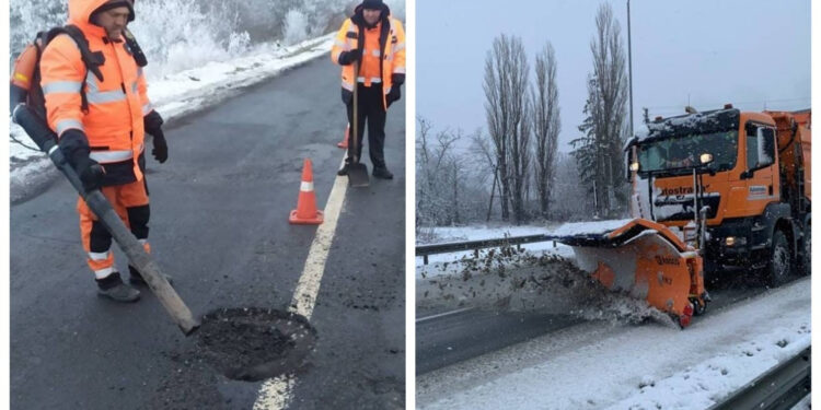 На трасах Житомирської області дорожники розчищають сніг та латають вибоїни | Журнал Житомира