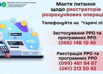 Нагадуємо про гарячі лінії щодо реєстрації та застосування РРО і програмних РРО