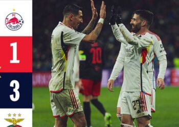 Неймовірний гол Ді Марії – в огляді матчу Зальцбург – Бенфіка (Відео) | Єврокубки