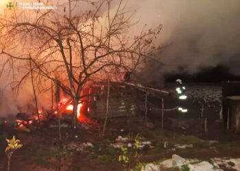 Пожежа на Монастирищині сталася 16 грудня – згоріло господарство