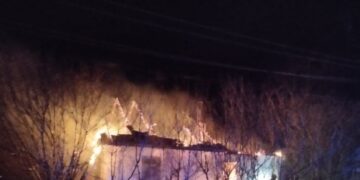 У військового з Кременеччини вщент згорів дім 26 грудня