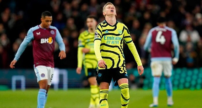 Зинченко стал одним из лучших в составе «Арсенала» в матче против «Астон Виллы»