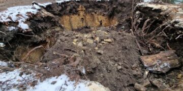 18-метрове дерево пішло під землю — Новости Черкасс