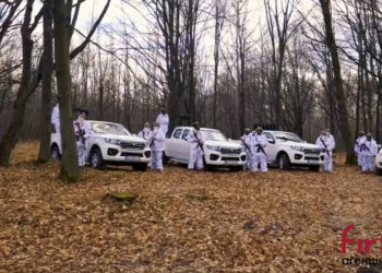 Для потреб зенітно-кулеметного батальйону на Прикарпатті закупили понад пів сотні пікапів