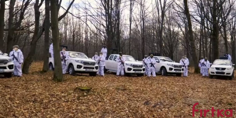 Для потреб зенітно-кулеметного батальйону на Прикарпатті закупили понад пів сотні пікапів