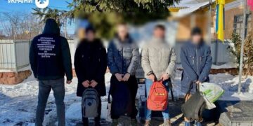 На Одещині прикордонники затримали чотирьох чоловіків