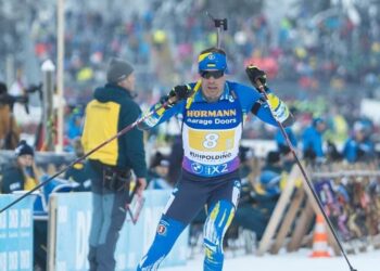 Видео трансляция мужской гонки преследования в Рупольдинге | Биатлон |