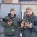 Захисники шукають оселю для 11 цуценят, яких врятували на бахмутському напрямку (ФОТО)