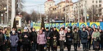 У Запоріжжі вшанували пам’ять загиблих, акція до других роковин повномасштабного вторгнення | Новини Запоріжжя