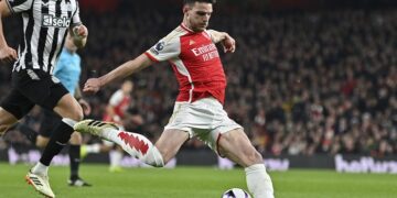 «Арсенал» без Зинченко растрощил «Ньюкасл» в 26 туре Английской Премьер-лиги сезона 2023/24