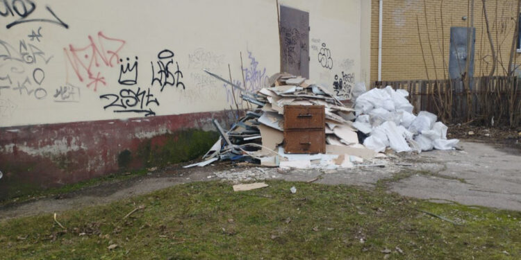 Біля піцерії в Хортицькому районі Запоріжжя утворилося сміттєзвалище – як відреагували в інспекції з благоустрою | Новости Запорожья