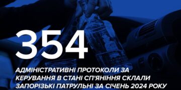 Більше 350 запорізьких водіїв напідпитку виявили патрульні за місяць | Новини Запоріжжя