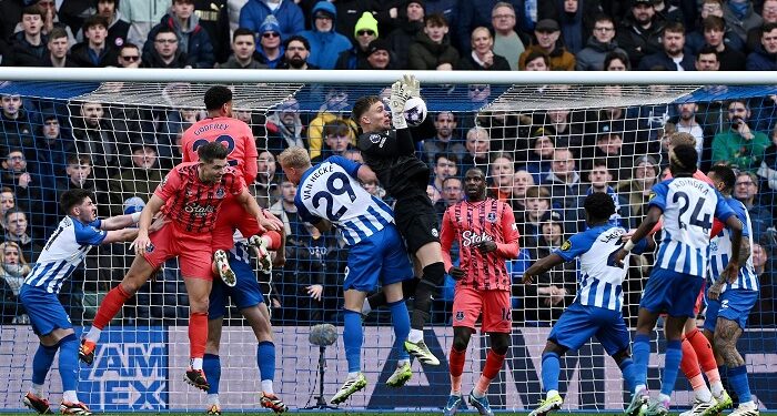 «Эвертон» на последних минутах упустил победу над «Брайтоном» в 26 туре АПЛ