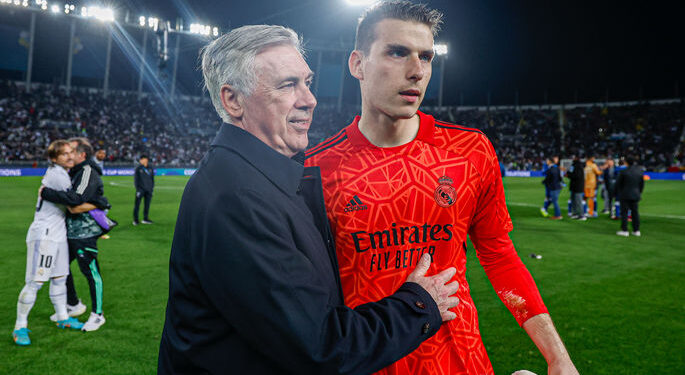 Карло Анчелотти: «Андрей Лунин будет основным голкипером клуба»