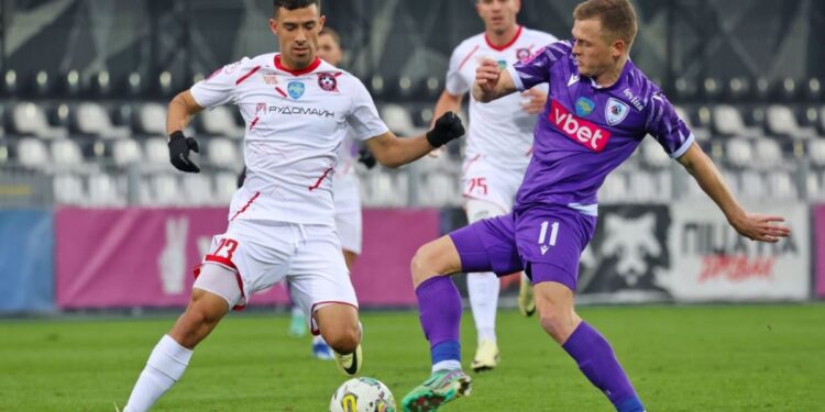 «Кривбасс» разгромил черкасский «ЛНЗ» и стал единоличным лидером УПЛ сезона 2023/24