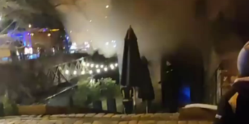 Вночі у Реберні під Арсеналом у центрі Львова спалахнула пожежа