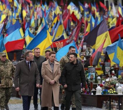 Володимир Зеленський та прем’єр-міністерка Данії прибули до Львова