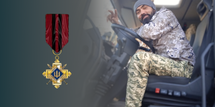 «Золотим хрестом» нагородили воїна з Полтавщини, який 2 роки на фронті