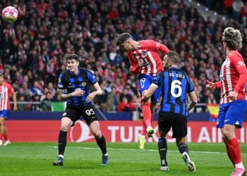 «Атлетико» по результатам серии пенальти прошел в ¼ финала Лиги чемпионов, одолев «Интер»