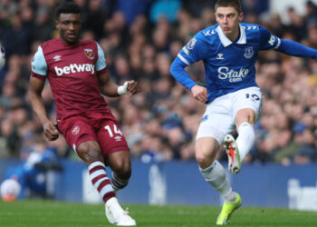 «Эвертон» с Миколенко проиграл в матче АПЛ против «Вест Хэма»