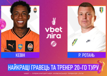 Кевін та Ротань — найкращі гравець та тренер 20-го туру!