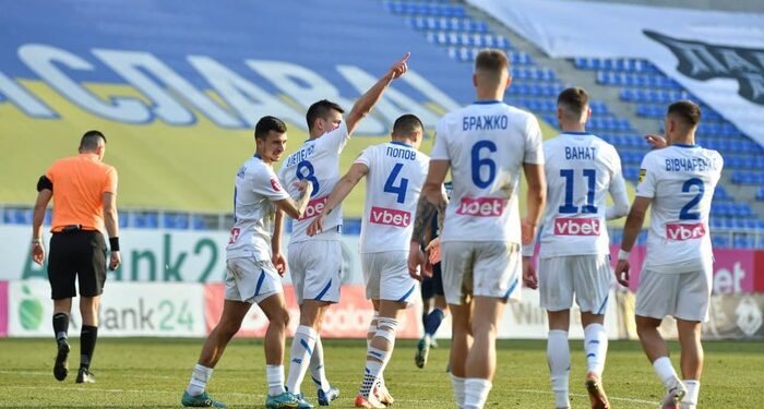 Киевское «Динамо» минимально обыграло «Черноморец» в 19 туре УПЛ