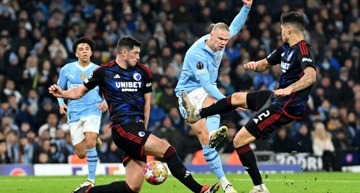 «Манчестер Сити» пробился в ¼ финала Лиги чемпионов, выиграв у «Копенгагена»