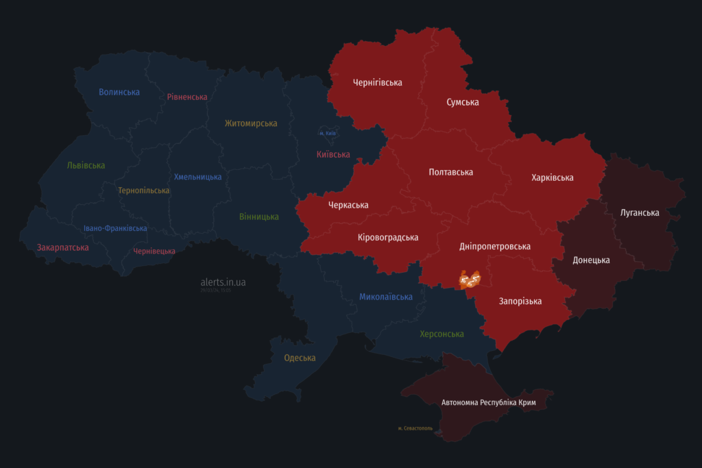 Мапа тривог