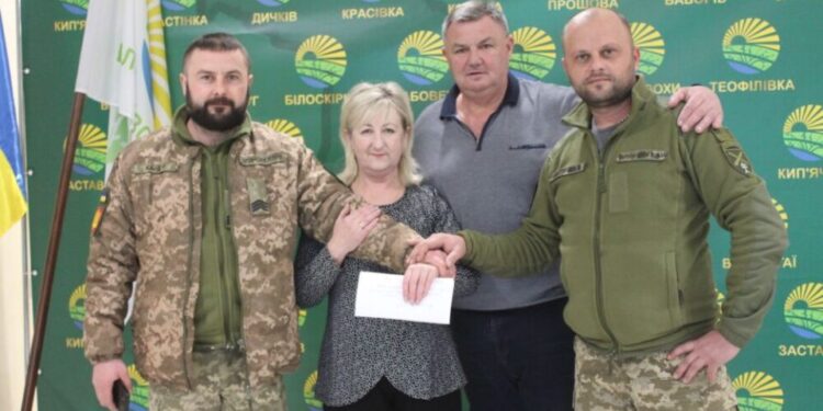 Передав 83 тис грн на ЗСУ тернополянин, який живе у Лондоні