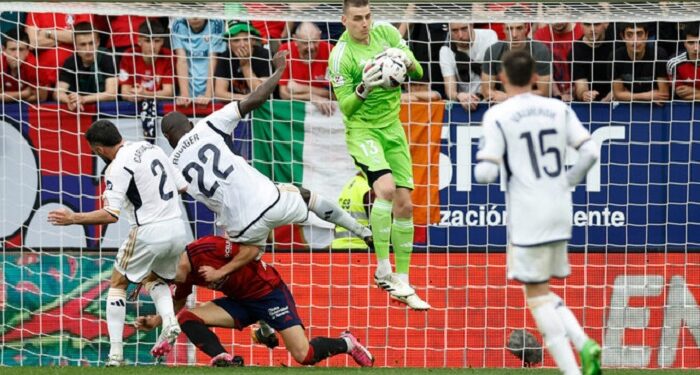 «Реал» уверенно разобрался с «Осасуной» в выездном матче 29-го тура Ла Лиги