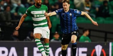 «Спортинг» и «Аталанта» расписали ничью в первом матче 1/8 финала Лиги Европы