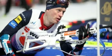 Тарьей Бе побил рекорд Бьорндалена на этапах Кубках мира ﻿ | Биатлон |