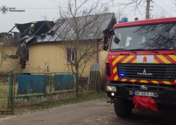 У селі Хорів ледь не згорів житловий будинок