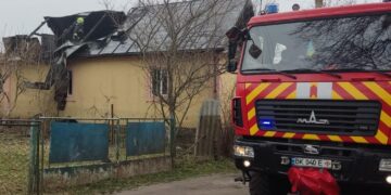 У селі Хорів ледь не згорів житловий будинок