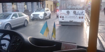 Затори у центрі Тернополя 20 березня