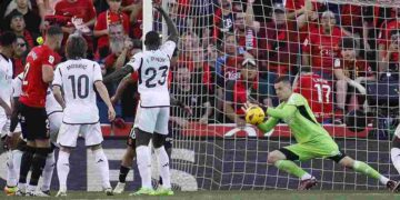 Андрей Лунин провел отличный матч и помог «Реалу» минимально обыграть «Мальорку»