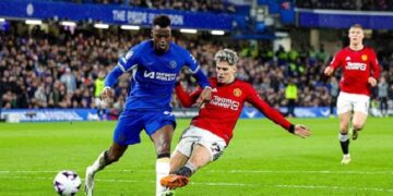 «Челси» дома сумел одолеть «Манчестер Юнайтед» в 31 туре АПЛ