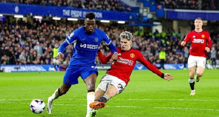 «Челси» дома сумел одолеть «Манчестер Юнайтед» в 31 туре АПЛ