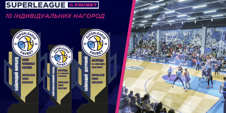 ФБУ підготувала 10 індивідуальних нагород за підсумком сезону Суперліги Favbet – Федерація баскетболу України