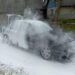 Горіло авто у с. Будки на Кременеччині 5 квітня