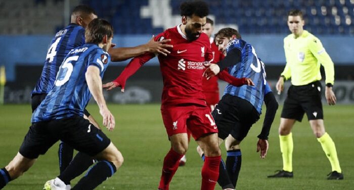 «Ливерпуль» в ответном матче обыграл «Аталанту», но этого ему не хватило для выхода в ½ финала Лиги Европы